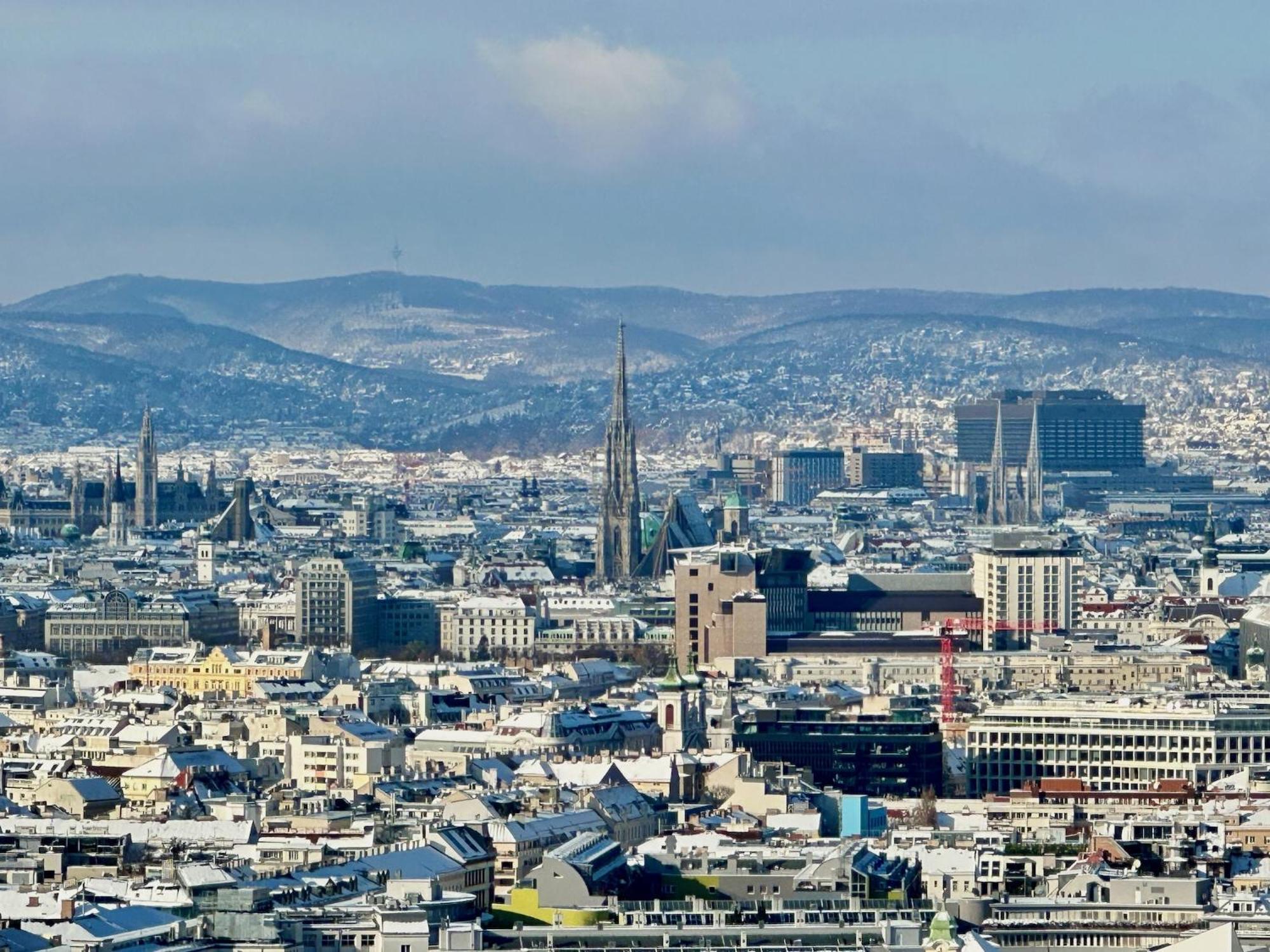 Triiiple Level 31 - Sonnenwohnen Apartment Mit Fantastischem Ausblick Und Parkplatz Vienna Exterior photo